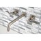 Kingston Brass KS6028DFL Wall Mount Tub Faucet, Brushed Nickel KS6028DFL - alternate 5